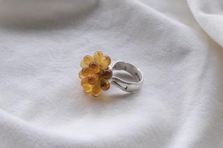 G Kaplan citrine petals ring photo